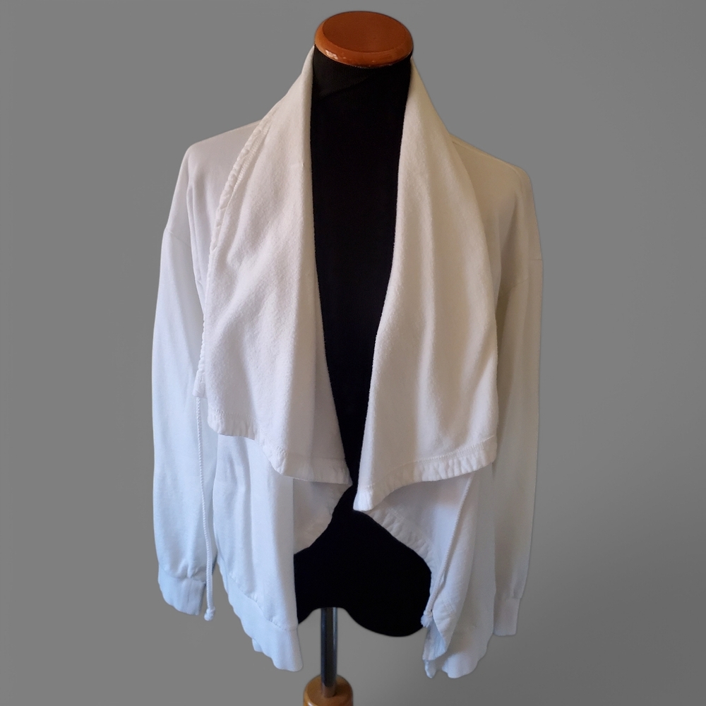 Young Fabulous & Broke M Elevated Loungewear Athleisure Shawl Open Cardigan - Picture 5 of 13